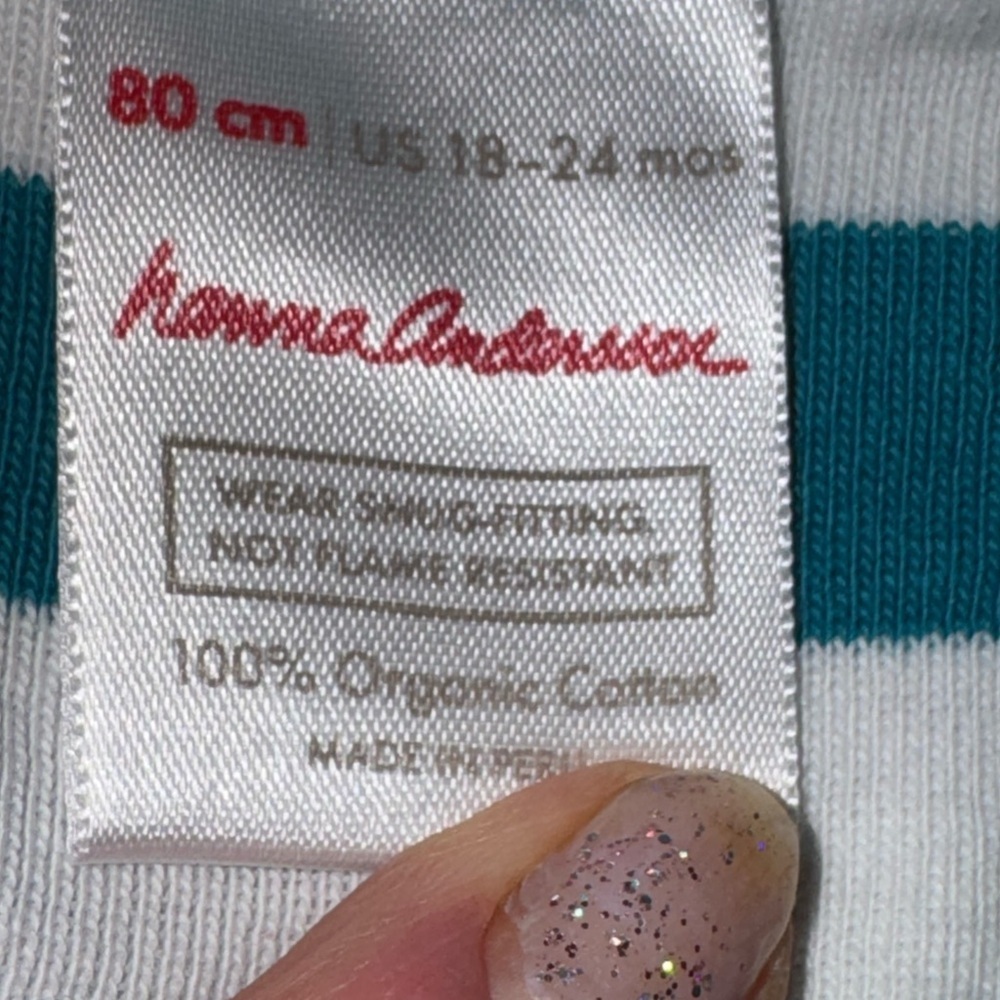 Hanna Andersson pajamas size 12-18 months - Picture 3 of 4